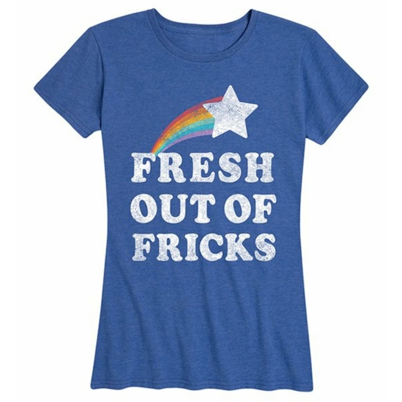 Instant Message Tops - Brand new 'Fresh Out Of Fricks' shirt